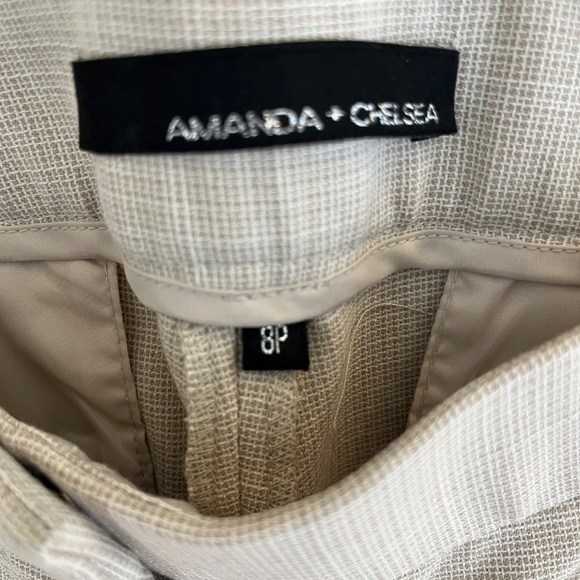 AMANDA & CHELSEA — petite straight-leg pants, size 8. New! - Picture 2 of 3
